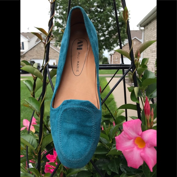 🌸🌈🍀ALLI Marie Suede Flats - Picture 1 of 12